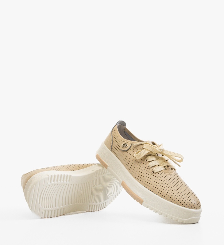 Pantofi Casual Ygrysha Bej - Img 3