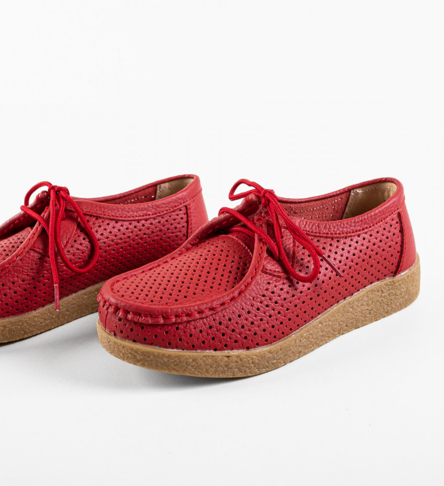 Pantofi Casual Yorker Rosii - Img 2