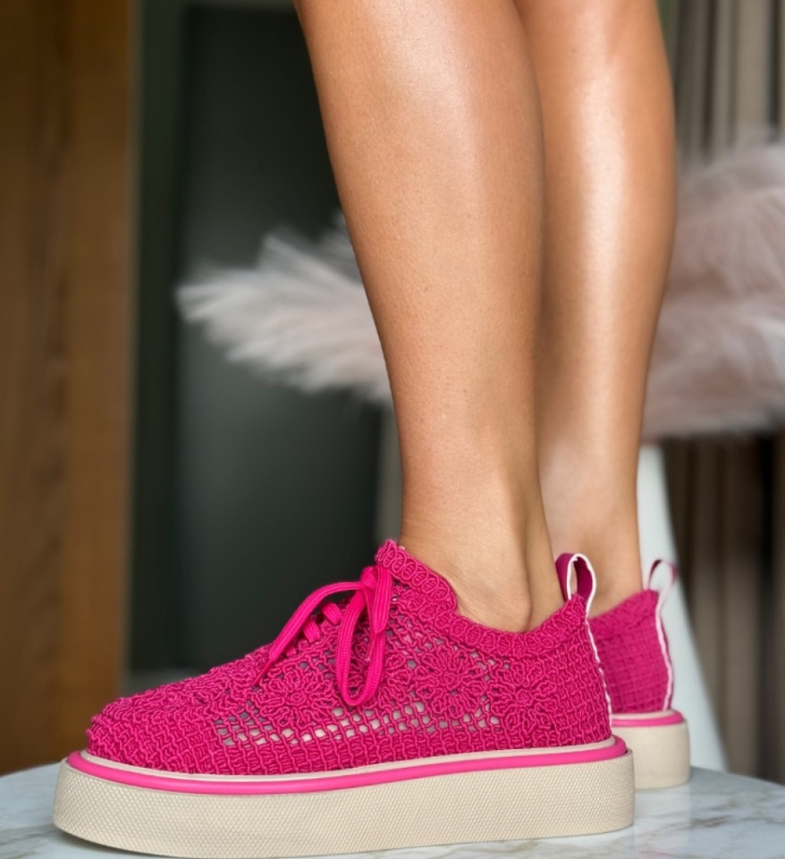 Pantofi Casual Ystory Fuchsia - Img 10