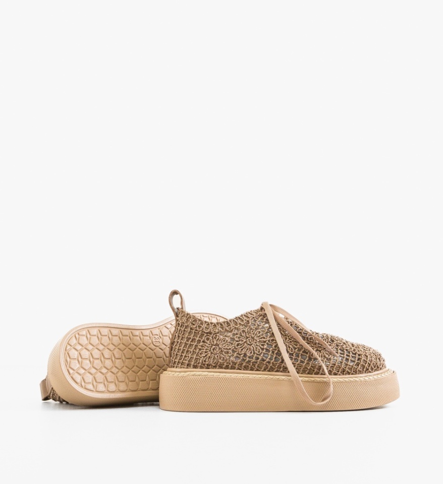 Pantofi Casual Ystory Khaki 2 - Img 3
