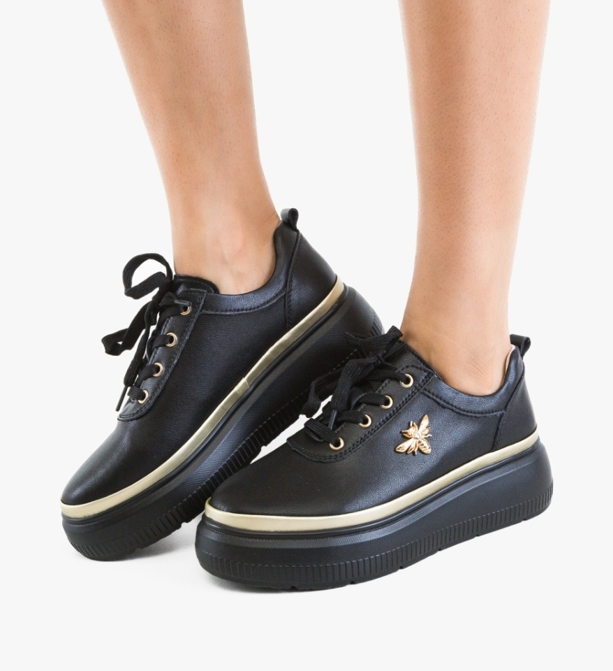 Pantofi Casual Zumzy Negri - Img 2
