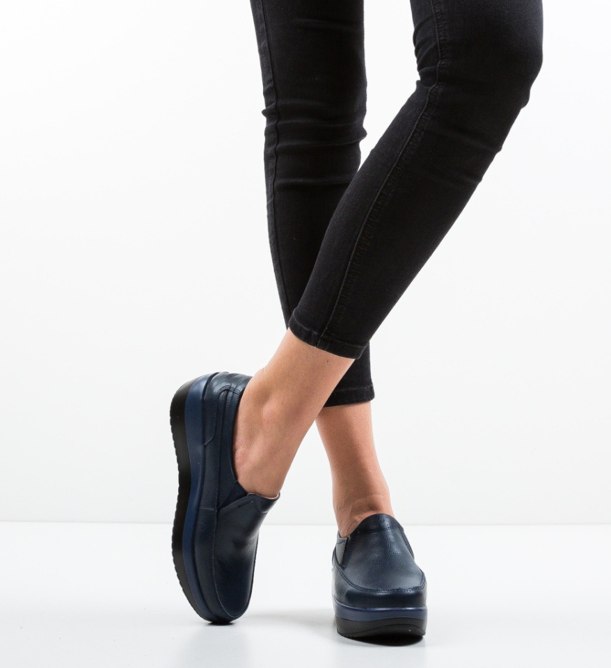 Pantofi Casul Freeman Bleumarin - Img 11
