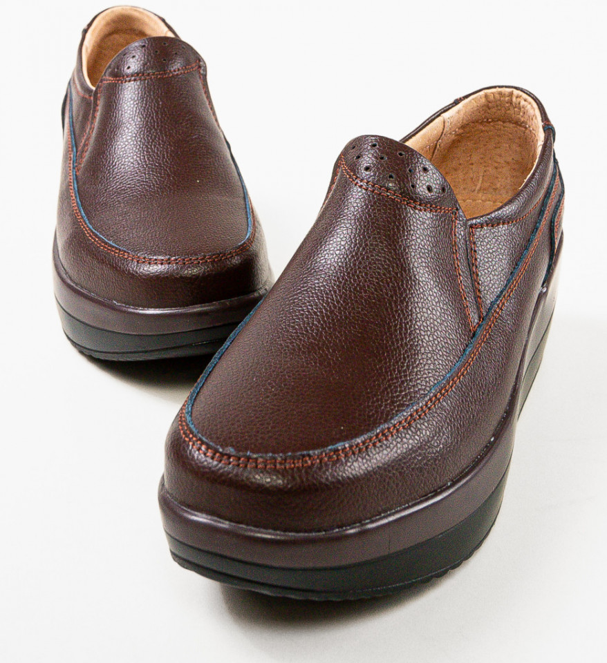 Pantofi Casul Freeman Maro - Img 3