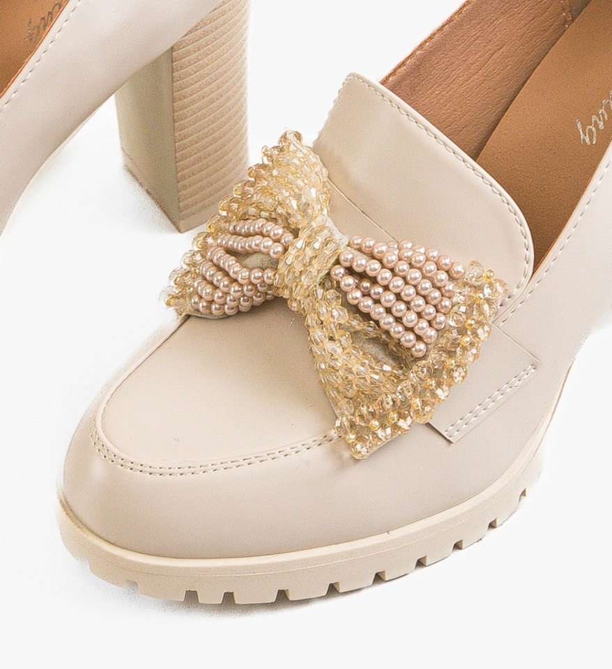Pantofi dama Ashleigh Bej - Img 3