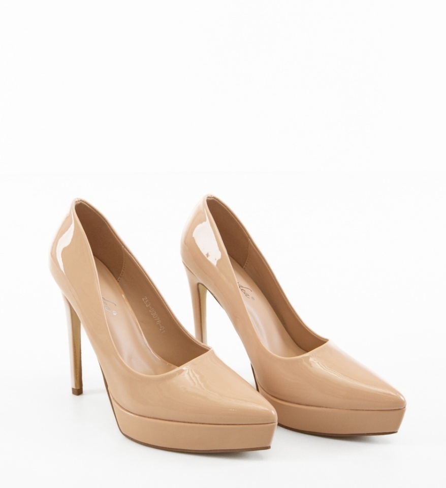 Pantofi dama Banny Nude - Img 2