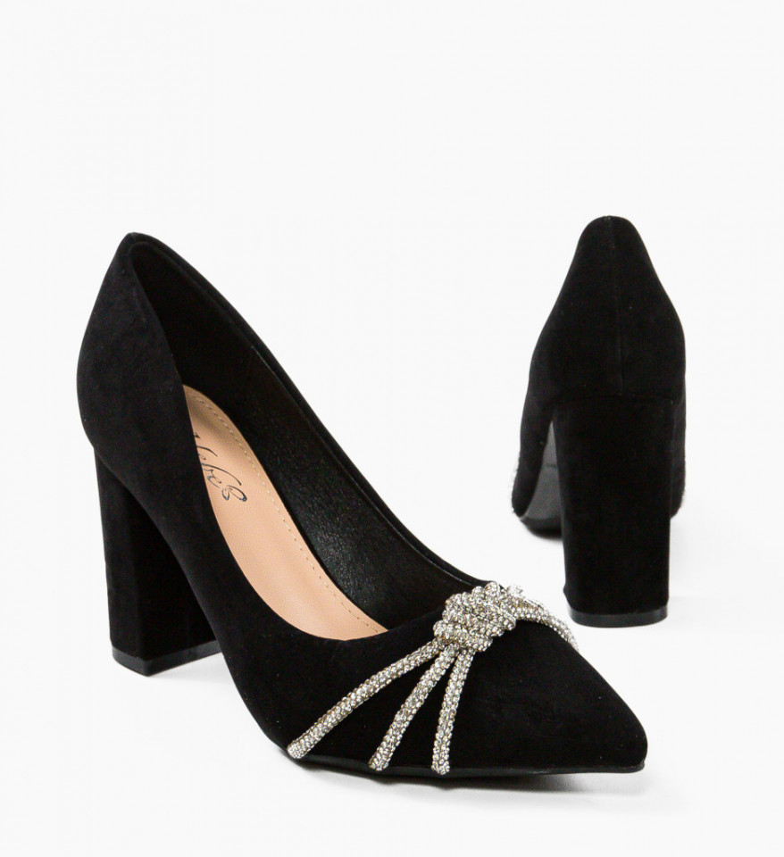Pantofi dama Baylor Negri - Img 3