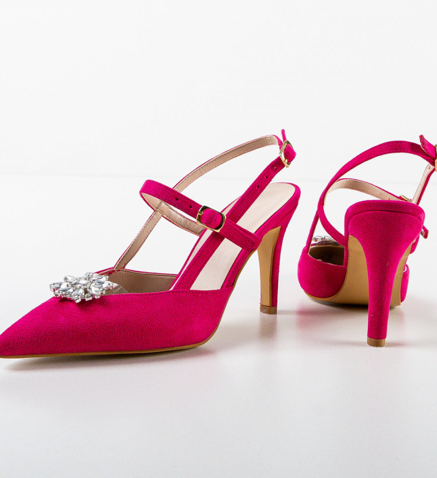 Pantofi dama Bilfox Fuchsia - Img 4