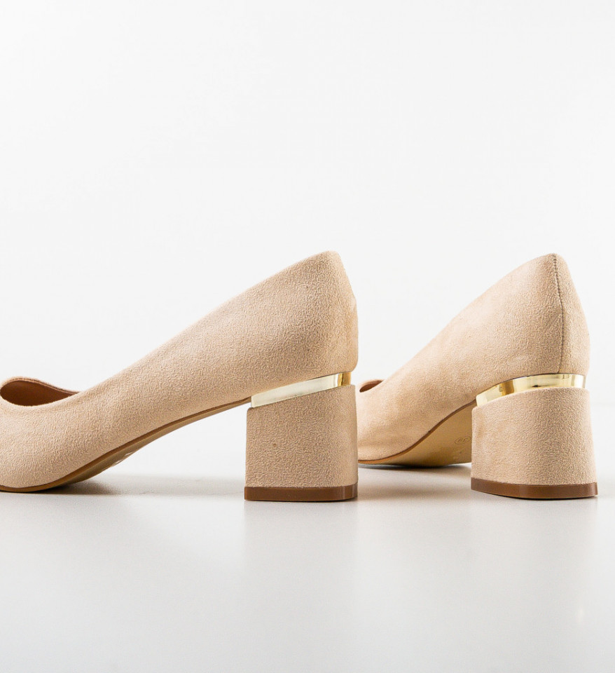 Pantofi dama Brandy Bej - Img 3