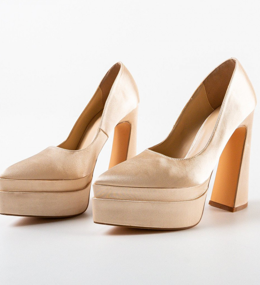 Pantofi dama Carweb Bej - Img 3