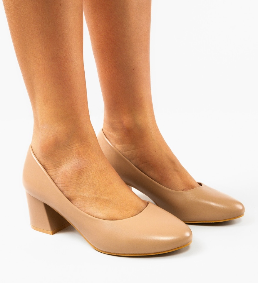 Pantofi dama Cobb Nude - Img 6