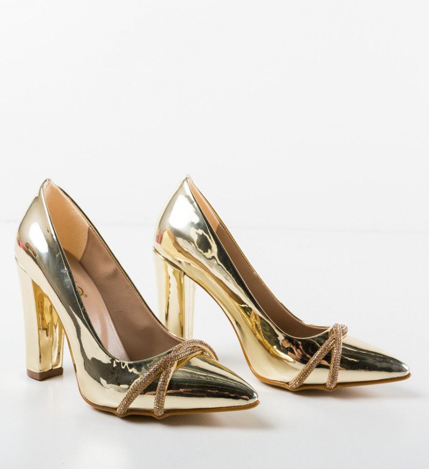 Pantofi dama Draghici Aurii - Img 2