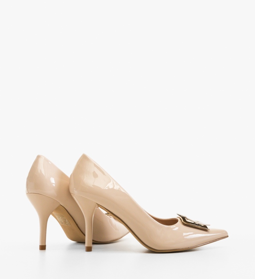Pantofi dama Elmar Bej - Img 3