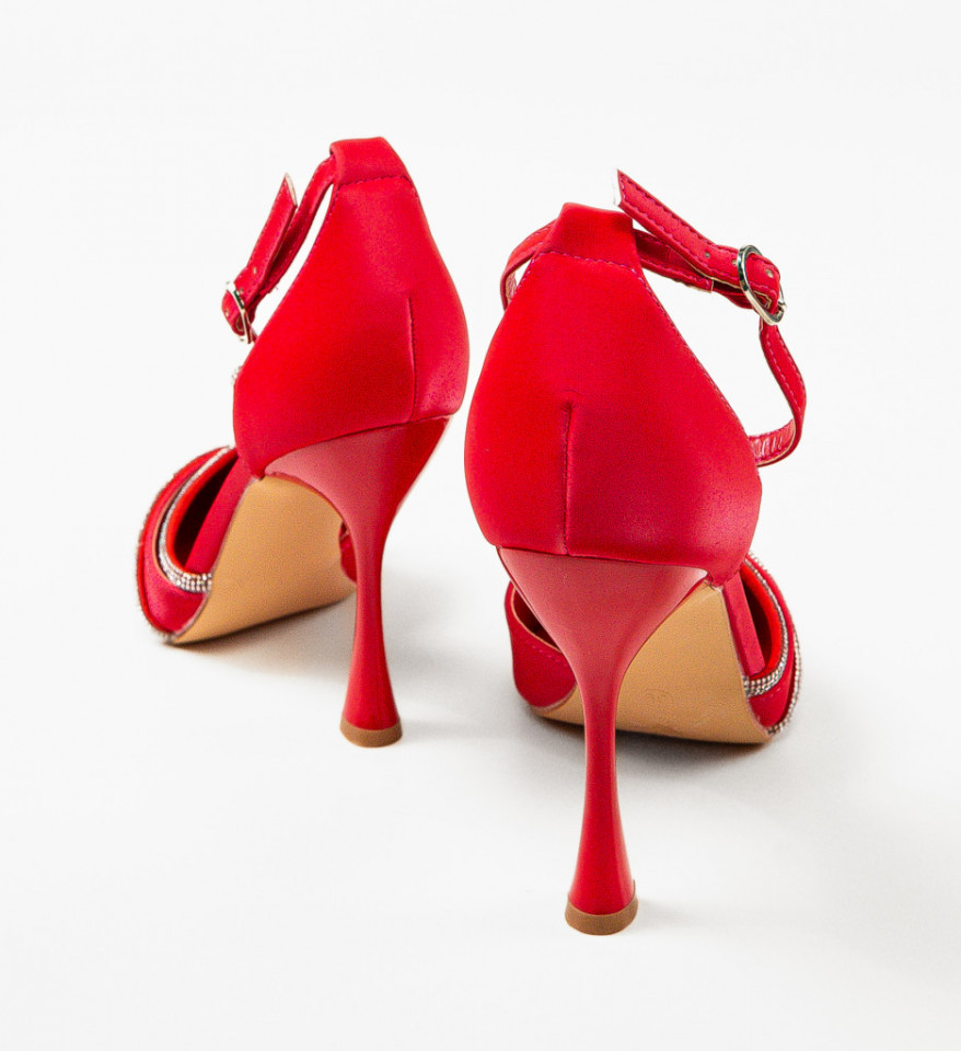 Pantofi dama Fulber Rosii - Img 2