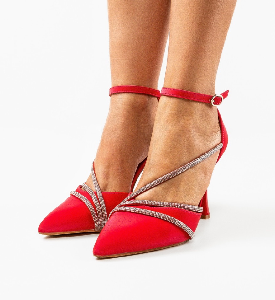 Pantofi dama Fulber Rosii - Img 6