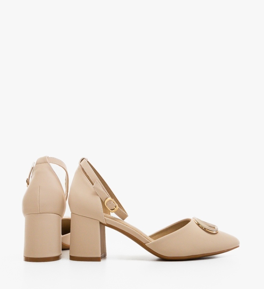 Pantofi dama Gumble Bej - Img 3