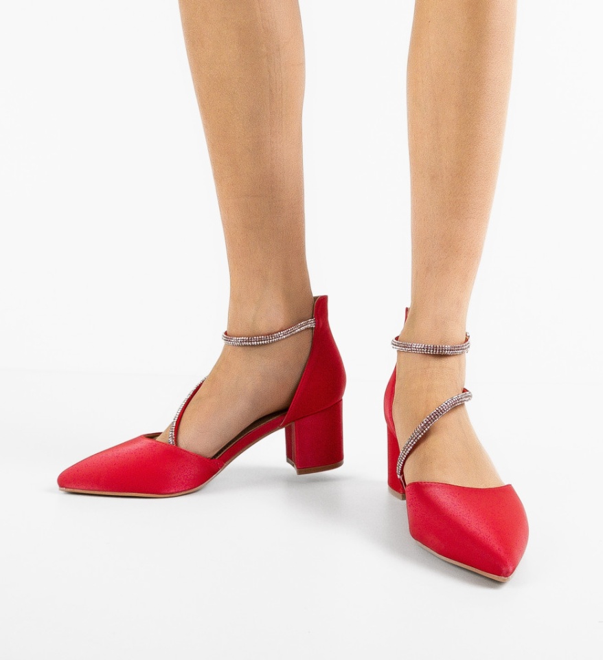 Pantofi dama Haari Rosii - Img 5