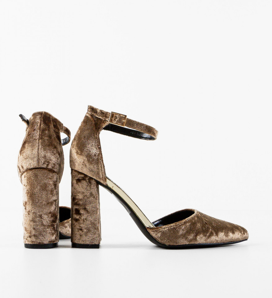 Pantofi dama Ioan Khaki - Img 2