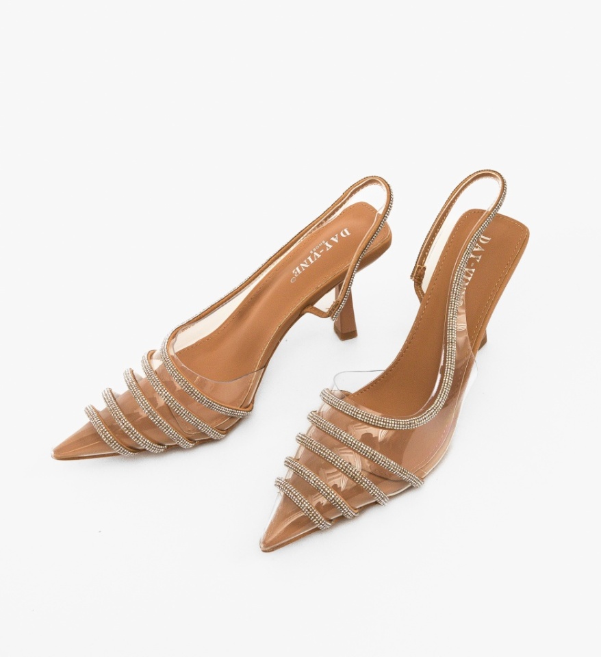 Pantofi dama Jadore Camel - Img 3