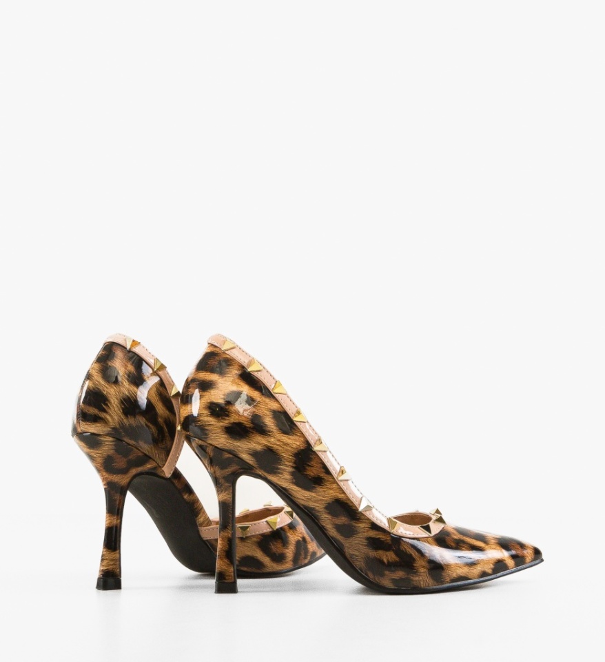 Pantofi dama Jamshid Animal Print - Img 4