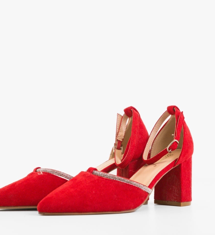 Pantofi dama Kasya Rosii - Img 2