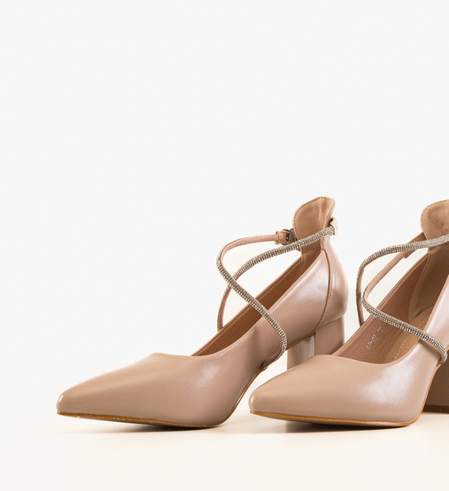 Pantofi dama Lease Nude - Img 3