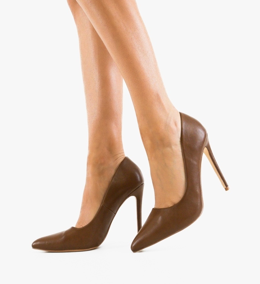 Pantofi dama Lewer Camel - Img 3