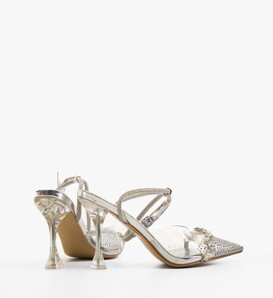 Pantofi dama Lind Argintii - Img 3
