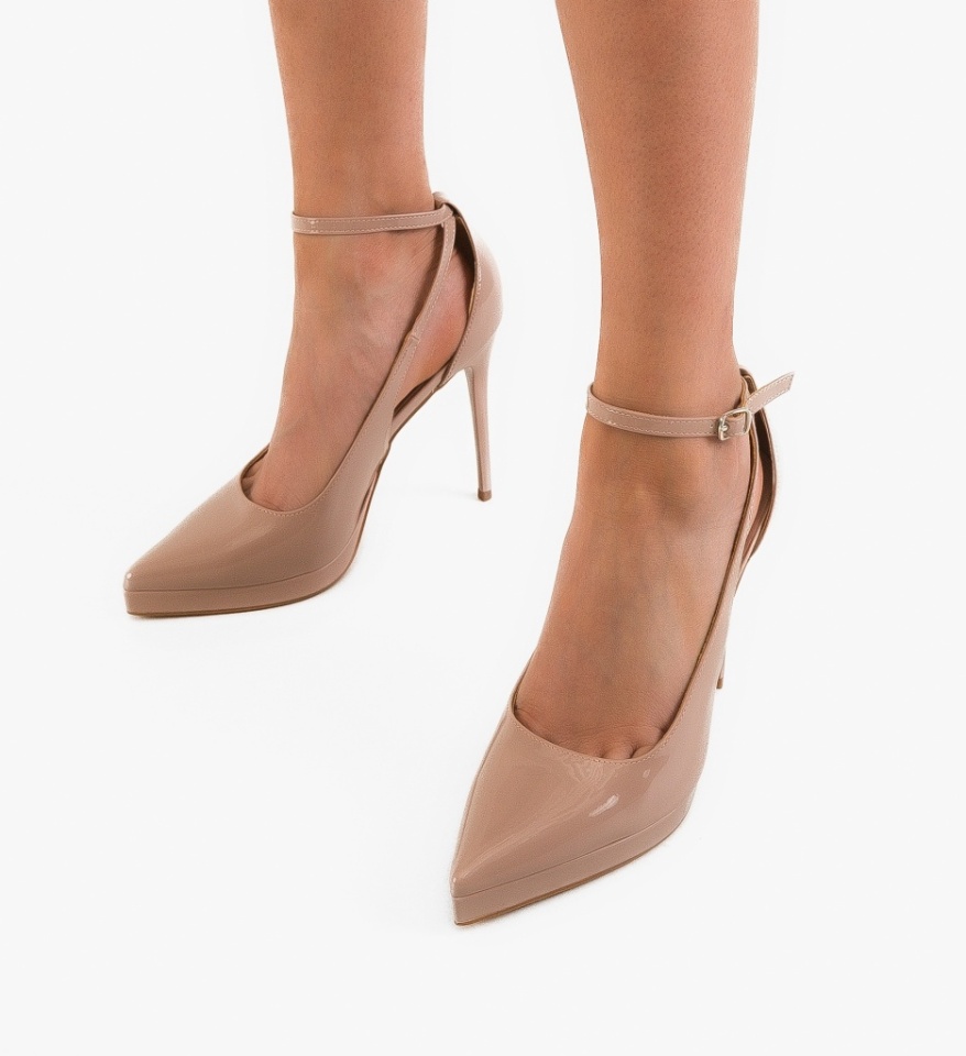 Pantofi dama Mullen Nude - Img 4