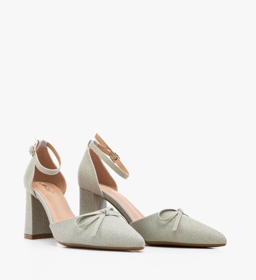 Pantofi dama Pierce Argintii - Img 3