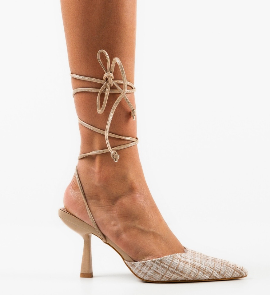 Pantofi dama Steele Bej - Img 10