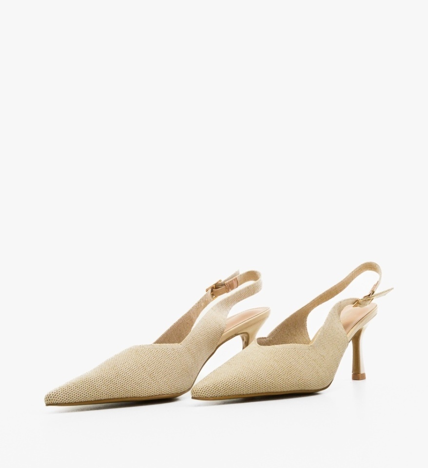 Pantofi dama Tatyne Bej - Img 3