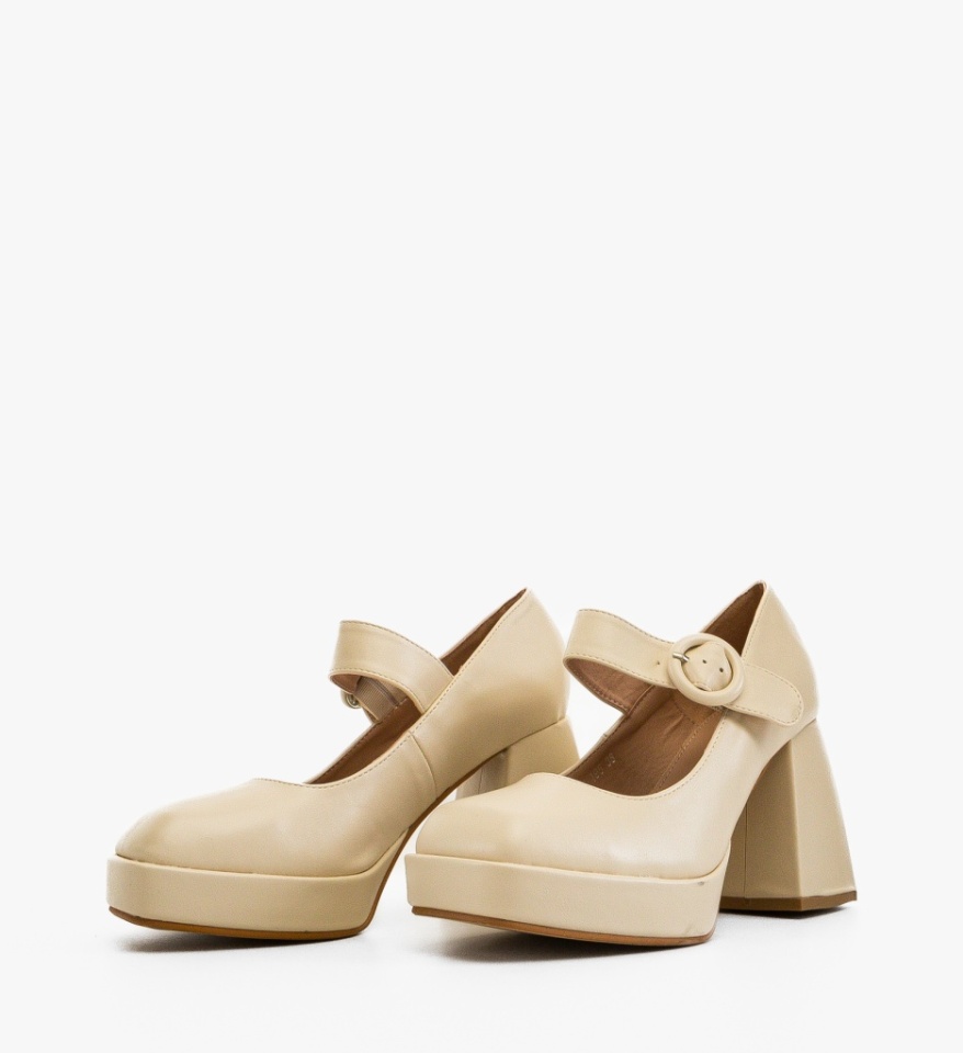 Pantofi dama Trinity Bej - Img 4