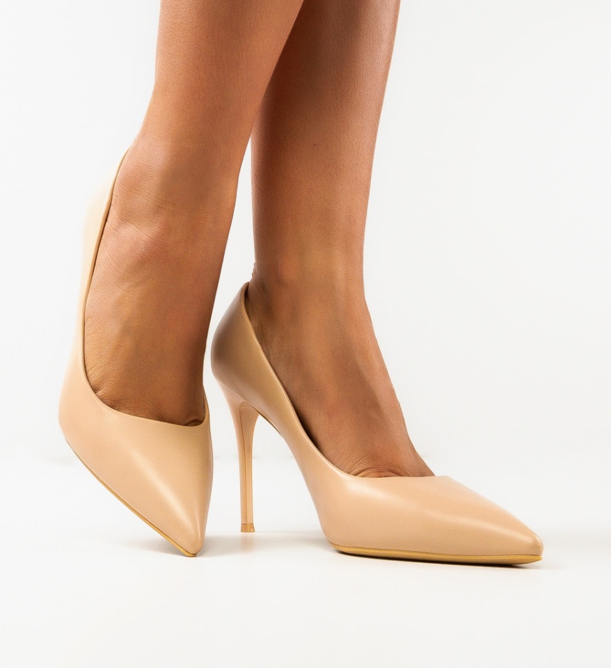 Pantofi dama Zachery Bej - Img 5
