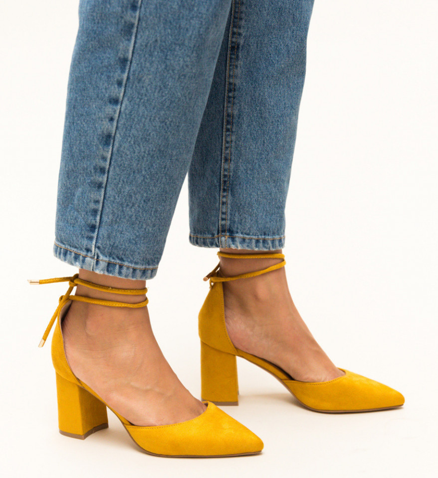 Pantofi Fitonic Galbeni