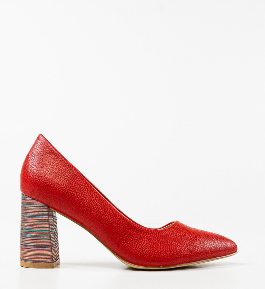 Pantofi Jaylen Rosii 2 - Img 3