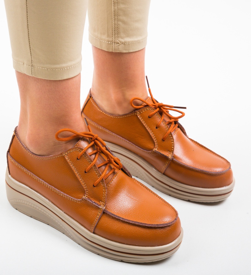 Pantofi Sport Atanom Camel - Img 9