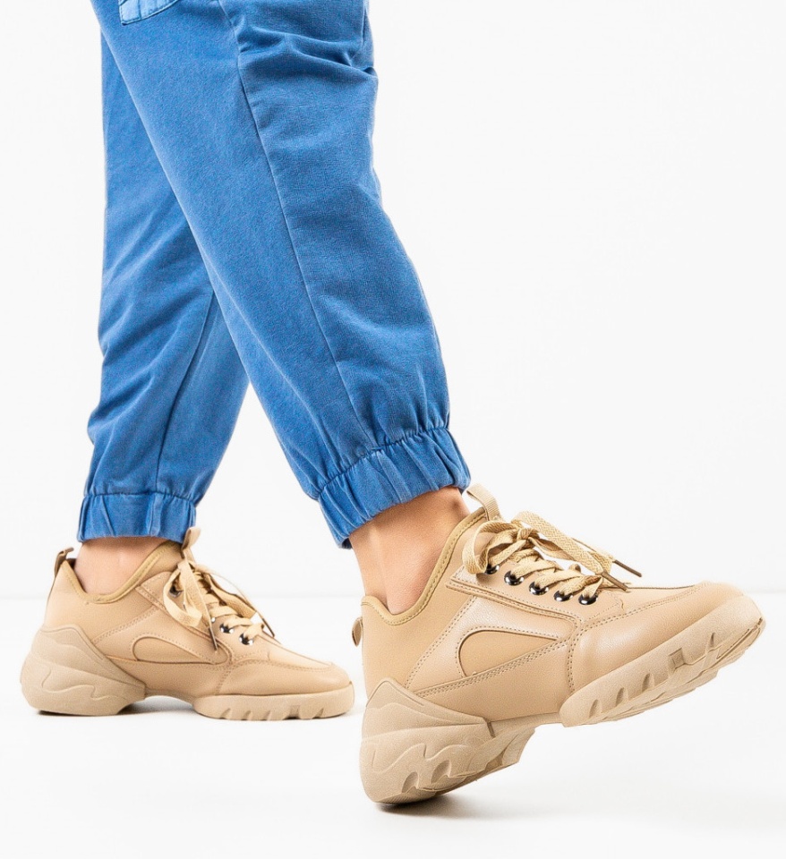Pantofi sport dama Francis Khaki - Img 3