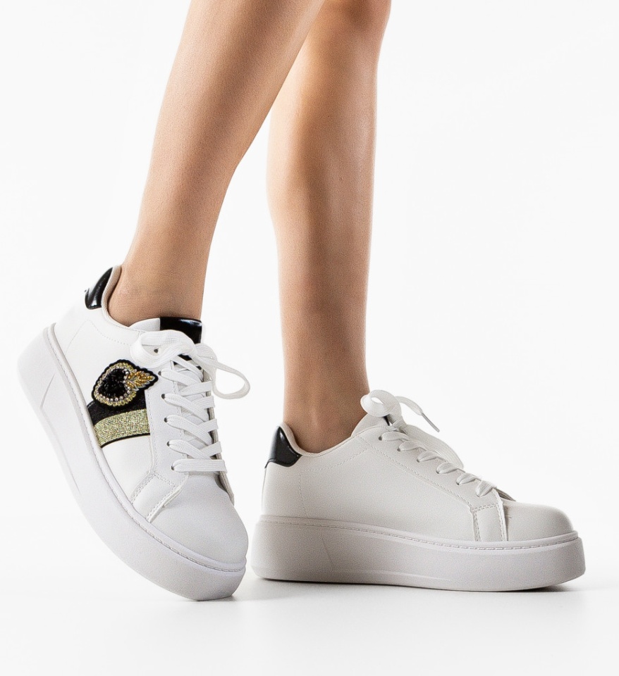 Pantofi Sport Keira Albi 2 - Img 5