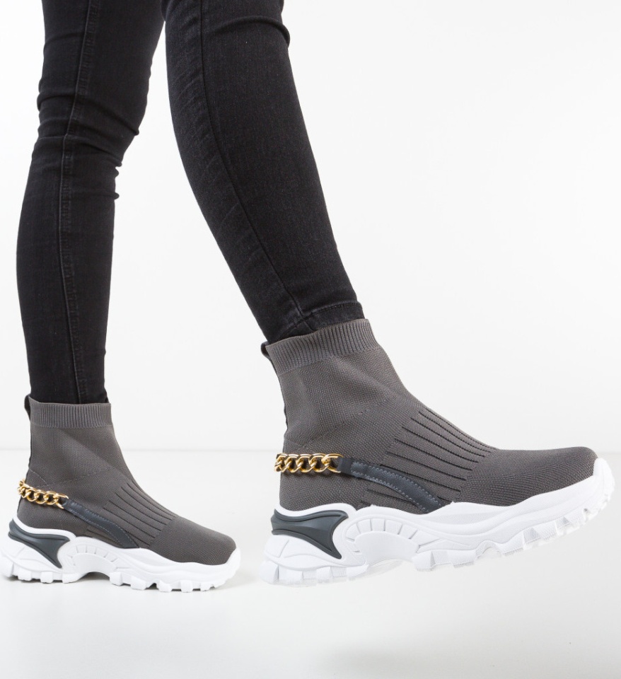 Pantofi Sport Lamar Gri - Img 6