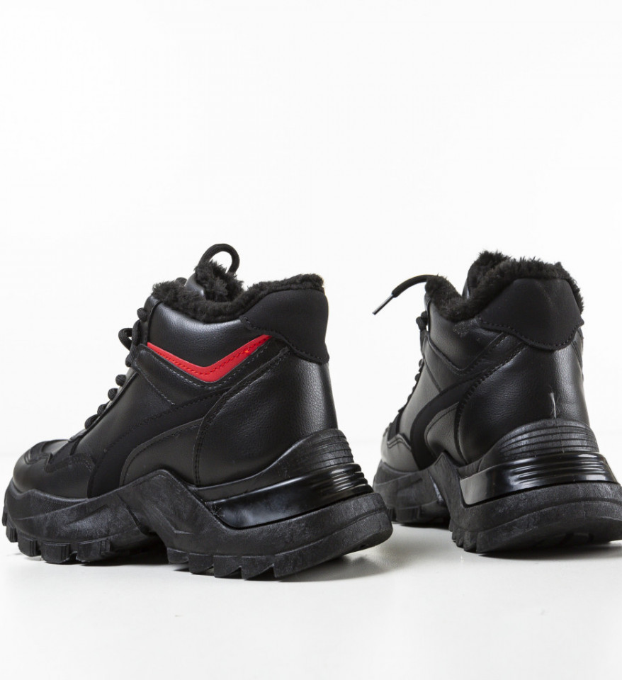 Pantofi Sport Lionk Negri - Img 5