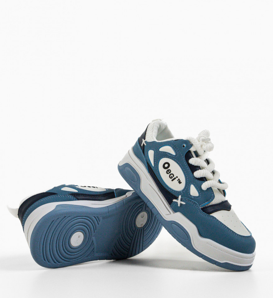 Pantofi sport Scarl Albastri - Img 4