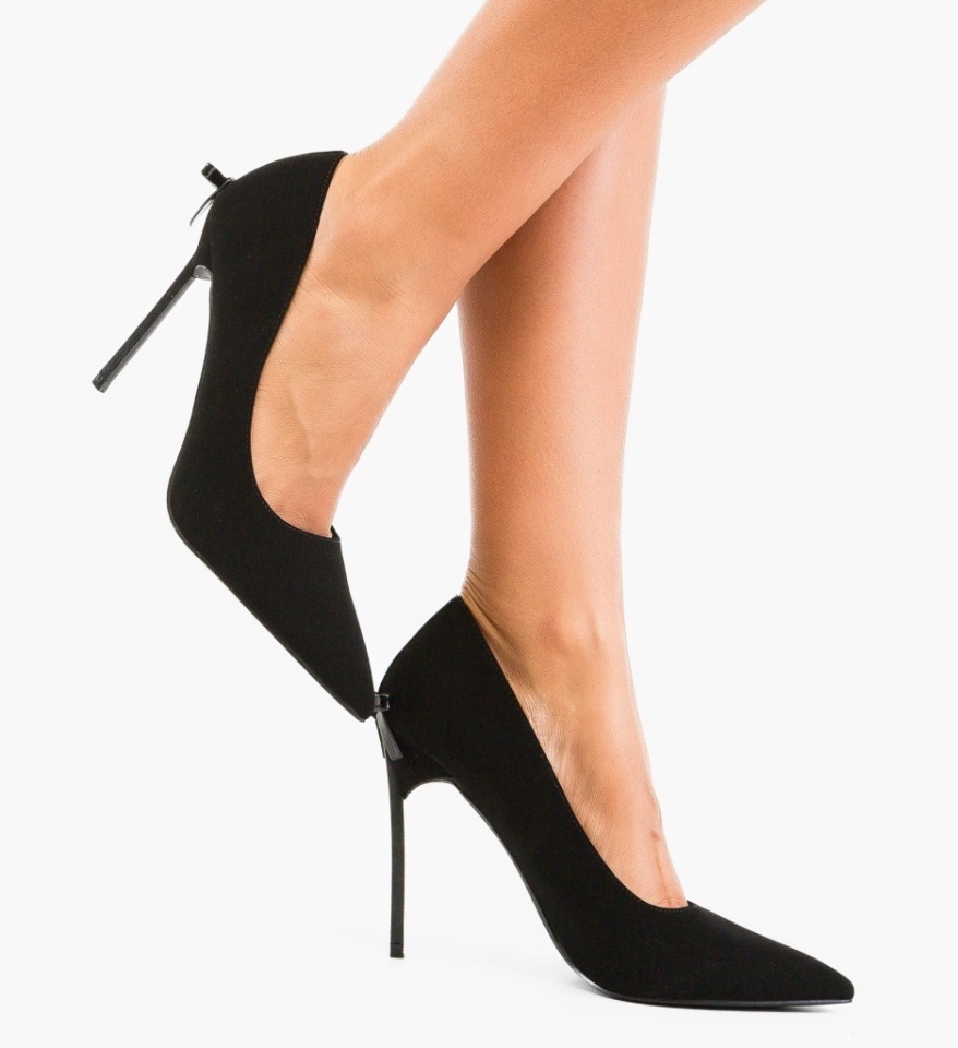 Pantofi stiletto dama Dundy Negri 2 - Img 5