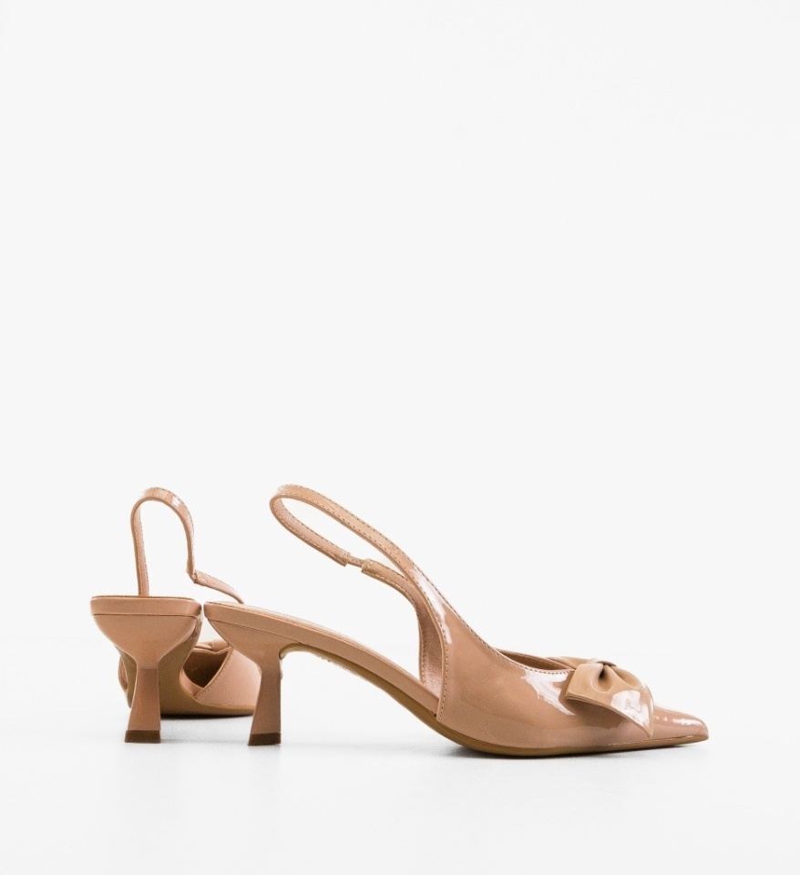 Pantofi stiletto dama Frederik Nude - Img 5