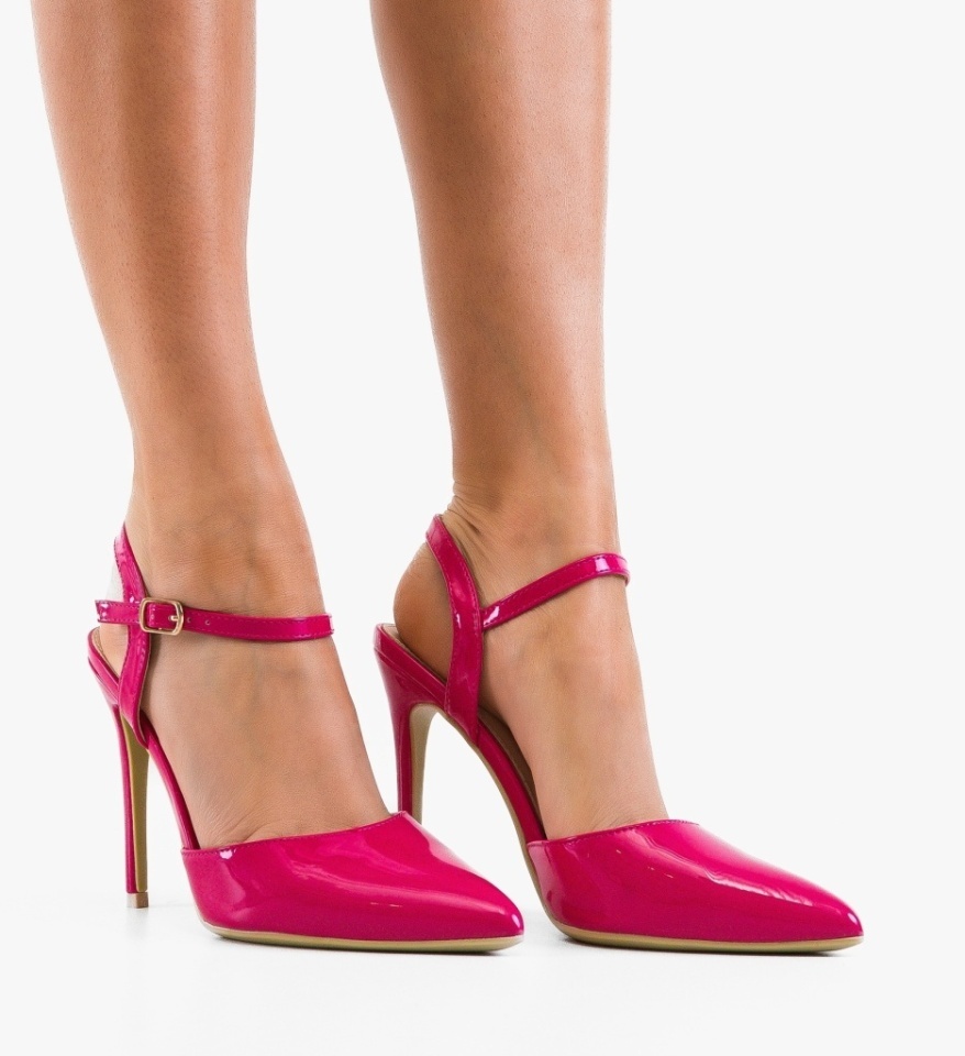 Pantofi stiletto dama Jaximet Fuchsia - Img 6
