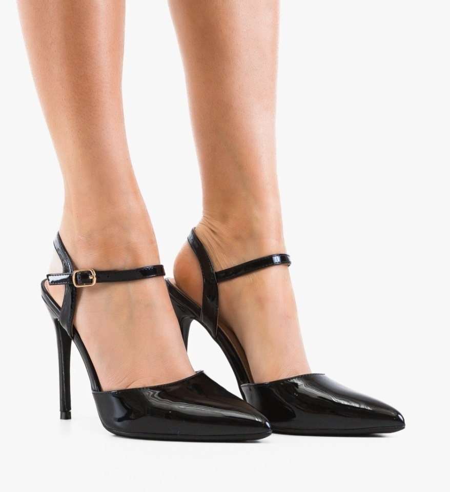 Pantofi stiletto dama Jaximet Negri - Img 4