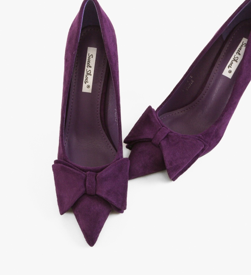 Pantofi stiletto dama Lester Mov - Img 2