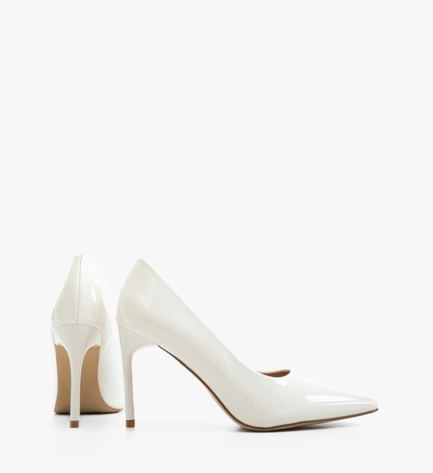 Pantofi stiletto dama Neybar Albi - Img 2