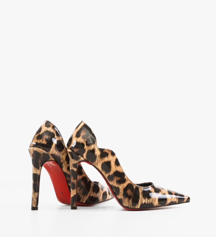 Pantofi stiletto dama Stypas Print - Img 3
