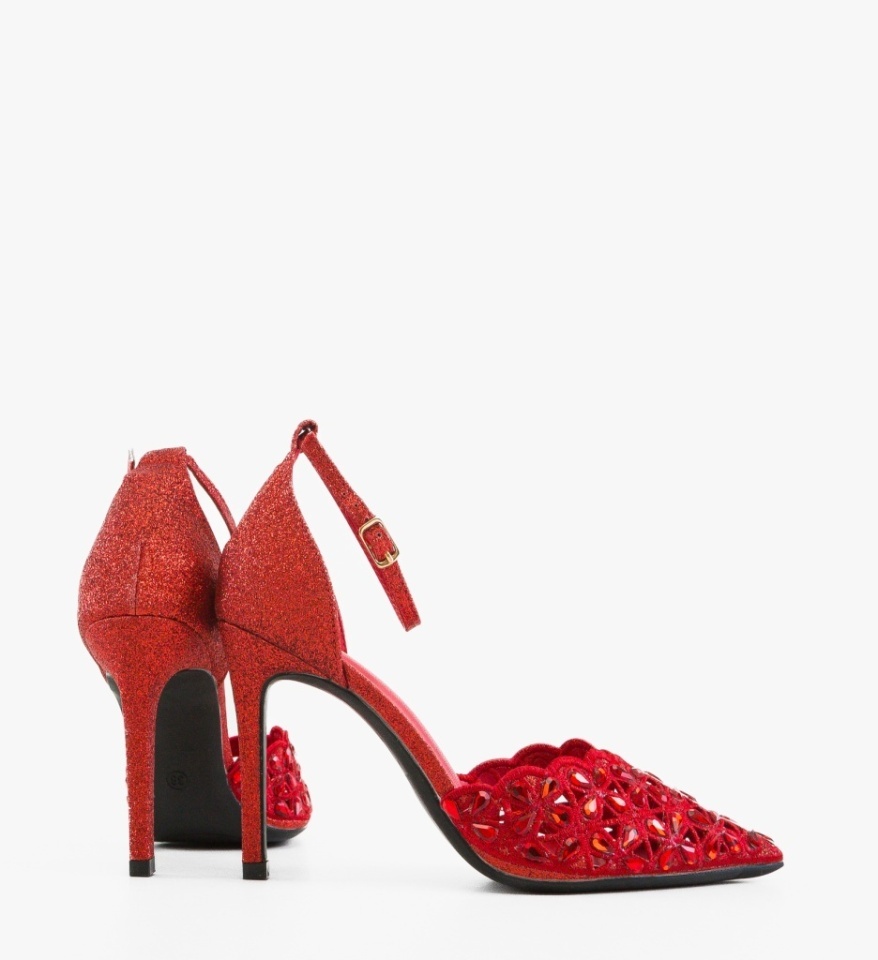 Pantofi stiletto dama Tabylys Rosii - Img 3