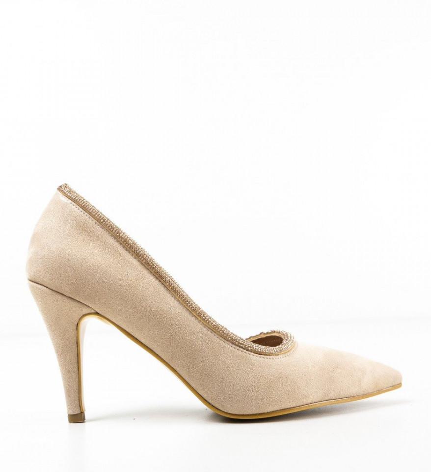 Pantofi Wiham Bej
